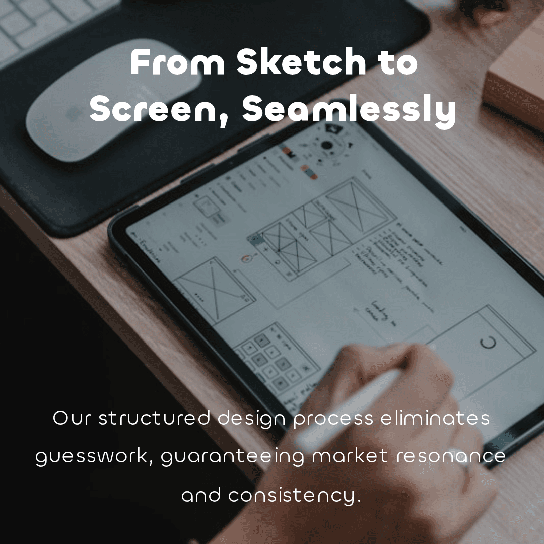 Interface Design Digital mockup of an app interface