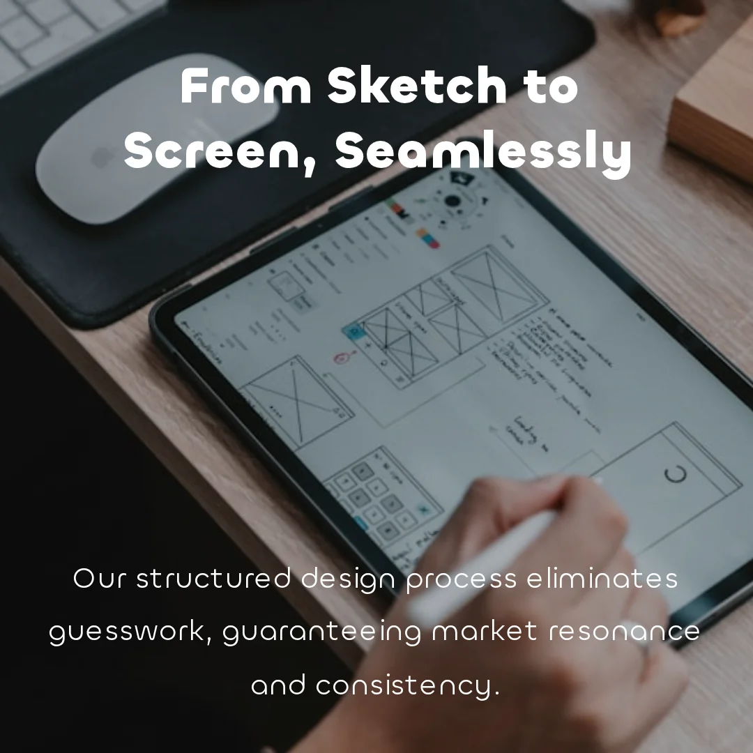 Interface Design Digital mockup of an app interface